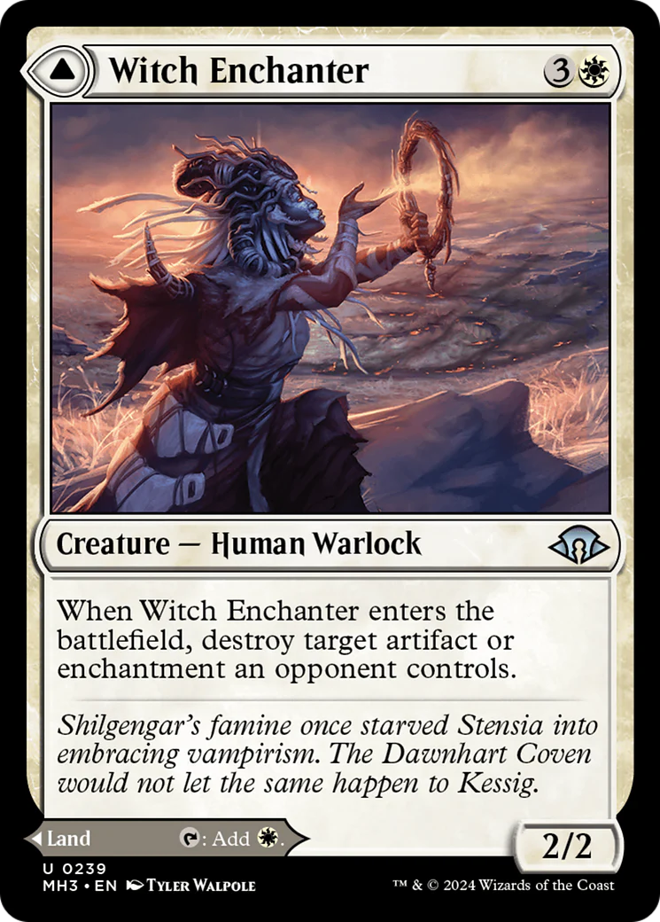 Witch Enchanter // Witch-Blessed Meadow (MH3-239) - Modern Horizons 3 [Uncommon] - Image 3